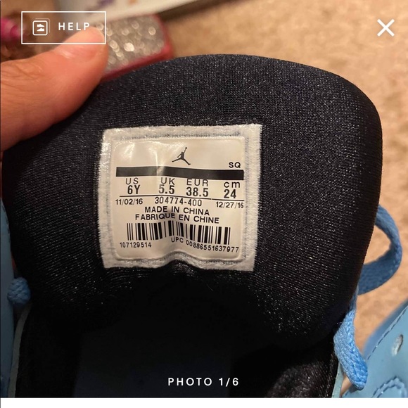 Jordan 7 Blue - Picture 4 of 5